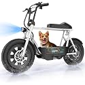 Caroma Peak 1200W Electric Scooter with Seat, 16" Fat Tire, 20MPH, 30Miles