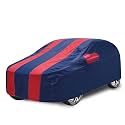 Car Cover Compatible with Amaze (Model -2025 to Till Date) with Mirror Pocket, Water Resistant, Triple Stitched, Amaze Car Cover- Navy-Red