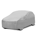 Car Cover Compatible with Windsor EV with Mirror Pocket, Water Resistant, Triple Stitched, Windsor Car Cover- Plain Silver