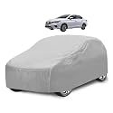 Car Cover Compatible with City (Model: 2020 to Till Date) with Mirror Pocket, Water Resistant, Triple Stitched, City Car Cover- Plain Silver