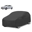 Car Cover Compatible with City (Model: 2020 to Till Date) with Mirror Pocket, Water Resistant, Triple Stitched, City Car Cover- Grey