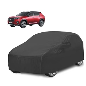 car cover compatible with elevate with mirror pocket water resistant triple stitched elevate car cover- grey