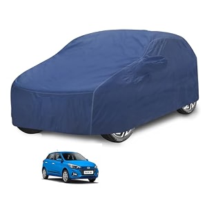 car cover compatible with elite i20 model  2014-2019 with mirror pocket water resistant triple stitched i20 car cover- plain navy