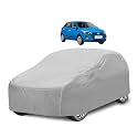 Car Cover Compatible with Elite I20 (Model : 2014-2019) with Mirror Pocket, Water Resistant, Triple Stitched, I20 Car Cover- Plain Silver