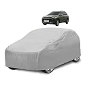 Car Cover Compatible with Exter with Mirror Pocket, Water Resistant, Triple Stitched, Exter Car Cover- Plain Silver