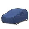 Car Cover Compatible with Exter with Mirror Pocket, Water Resistant, Triple Stitched, Exter Car Cover- Plain Navy