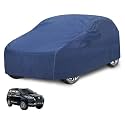 Car Cover Compatible with Fortuner (Model : 2016-Till Date) with Mirror Pocket, Water Resistant, Triple Stitched, Fortuner Car Cover- Plain Navy