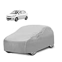 Car Cover Compatible with I10 (Model : 2007-2013) with Mirror Pocket, Water Resistant, Triple Stitched, I10 Car Cover- Plain Silver