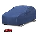 Car Cover Compatible with I20 (Model : 2020-Till Date) with Mirror Pocket, Water Resistant, Triple Stitched, I20 Car Cover- Plain Navy