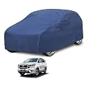 Car Cover Compatible with Innova Crysta with Mirror Pocket, Water Resistant, Triple Stitched, Innova Crysta Car Cover- Plain Navy