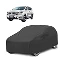 Car Cover Compatible with Innova Crysta with Mirror Pocket, Water Resistant, Triple Stitched, Innova Crysta Car Cover- Grey