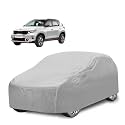 Car Cover Compatible with Kia Sonet with Mirror Pocket, Water Resistant, Triple Stitched, Sonet Car Cover- Plain Silver
