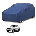 Car Cover Compatible with Kia Sonet with Mirror Pocket, Water Resistant, Triple Stitched, Sonet Car Cover- Plain Navy