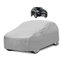 Car Cover Compatible with Kiger with Mirror Pocket, Water Resistant, Triple Stitched, Kiger Car Cover- Plain Silver