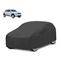Car Cover Compatible with Kwid with Mirror Pocket, Water Resistant, Triple Stitched, Kwid Car Cover- Grey