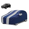 Car Cover Compatible with Mahindra Xuv 300 with Mirror Pocket, Water Resistant, Triple Stitched, Xuv 300 Car Cover- Navy Silver