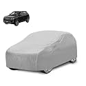 Car Cover Compatible with Mahindra Xuv 300 with Mirror Pocket, Water Resistant, Triple Stitched, Xuv 300 Car Cover- Plain Silver