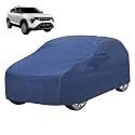 Car Cover Compatible with Mahindra XUV 3XO with Mirror Pocket, Water Resistant, Triple Stitched, XUV 3XO Car Cover- Plain Navy