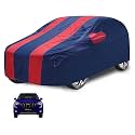 Car Cover Compatible with Mahindra Xuv 700 with Mirror Pocket, Water Resistant, Triple Stitched, Xuv 700 Car Cover- Navy-Red