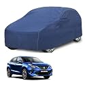 Car Cover Compatible with Maruti Baleno (Model: 2022- Till Date) with Mirror Pocket, Water Resistant, Triple Stitched, Baleno Car Cover- Plain Navy