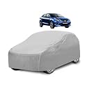 Car Cover Compatible with Maruti Baleno (Model: 2022- Till Date) with Mirror Pocket, Water Resistant, Triple Stitched, Baleno Car Cover- Plain Silver