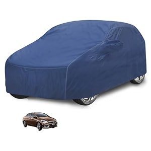 car cover compatible with maruti ciaz with mirror pocket water resistant triple stitched ciaz car cover- plain navy