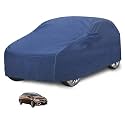 Car Cover Compatible with Maruti Ciaz with Mirror Pocket, Water Resistant, Triple Stitched, Ciaz Car Cover- Plain Navy
