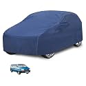 Car Cover Compatible with Maruti Eeco with Mirror Pocket, Water Resistant, Triple Stitched, Eeco Car Cover- Plain Navy