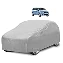 Car Cover Compatible with Maruti Ertiga (Model : 2012-2018) with Mirror Pocket, Water Resistant, Triple Stitched, Ertiga Car Cover- Plain Silver