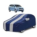 Car Cover Compatible with Maruti Ertiga (Model : 2012-2018) with Mirror Pocket, Water Resistant, Triple Stitched, Ertiga Car Cover- Navy Silver