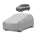 Car Cover Compatible with Maruti Ertiga (Model : 2019-Till Date) with Mirror Pocket, Water Resistant, Triple Stitched, Ertiga Car Cover- Plain Silver