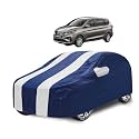 Car Cover Compatible with Maruti Ertiga (Model : 2019-Till Date) with Mirror Pocket, Water Resistant, Triple Stitched, Ertiga Car Cover- Navy-White