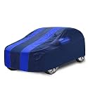 Car Cover Compatible with Maruti Ignis with Mirror Pocket, Water Resistant, Triple Stitched, Ignis Car Cover- Navy-Blue