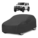 Car Cover Compatible with Maruti Jimny with Mirror Pocket, Water Resistant, Triple Stitched, Jimny Car Cover- Grey