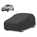 Car Cover Compatible with Maruti S-Presso with Mirror Pocket, Water Resistant, Triple Stitched, S-Presso Car Cover- Grey