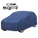 Car Cover Compatible with Maruti Swift 2024 with Mirror Pocket, Water Resistant, Triple Stitched, Swift Car Cover- Plain Navy