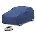 Car Cover Compatible with Maruti Swift (Model : 2005-2017) with Mirror Pocket, Water Resistant, Triple Stitched, Swift Car Cover- Plain Navy
