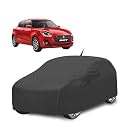 Car Cover Compatible with Maruti Swift (Model : 2018-Till Date) with Antenna &amp; Mirror Pocket, Water Resistant, Triple Stitched, Swift Car Cover- Grey