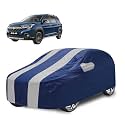 Car Cover Compatible with Maruti Xl6 with Mirror Pocket, Water Resistant, Triple Stitched, Xl6 Car Cover- Navy Silver