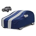 Car Cover Compatible with Mg Astor with Mirror Pocket, Water Resistant, Triple Stitched, Astor Car Cover- Navy Silver