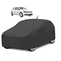 Car Cover Compatible with Polo with Antenna &amp; Mirror Pocket, Water Resistant, Triple Stitched, Polo Car Cover- Grey