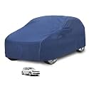 Car Cover Compatible with Polo with Mirror Pocket, Water Resistant, Triple Stitched, Polo Car Cover- Plain Navy