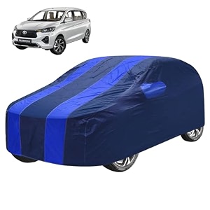 car cover compatible with rumion with mirror pocket water resistant triple stitched rumion car cover- navy-blue
