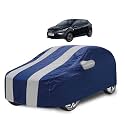 Car Cover Compatible with Tata Altroz with Mirror Pocket, Water Resistant, Triple Stitched, Altroz Car Cover- Navy Silver