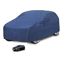 Car Cover Compatible with Tata Altroz with Mirror Pocket, Water Resistant, Triple Stitched, Altroz Car Cover- Plain Navy