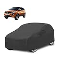 Car Cover Compatible with Tata Nexon with Mirror Pocket, Water Resistant, Triple Stitched, Nexon Car Cover- Grey