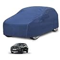 Car Cover Compatible with Tata Punch with Mirror Pocket, Water Resistant, Triple Stitched, Punch Car Cover- Plain Navy