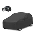 Car Cover Compatible with Tata Punch with Mirror Pocket, Water Resistant, Triple Stitched, Punch Car Cover- Grey