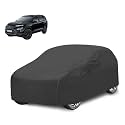 Car Cover Compatible with Tata Safari (Model : 2023-Till Date) with Mirror Pocket, Water Resistant, Triple Stitched, Safari Car Cover- Grey