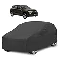 Car Cover Compatible with Urban Cruiser Hyryder with Mirror Pocket, Water Resistant, Triple Stitched, Hyryder Car Cover- Grey